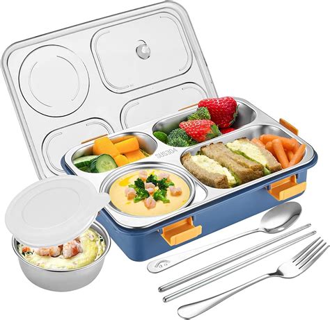 children's stainless steel lunch box|Amazon.com: Kids Stainless Steel Lunch Box.